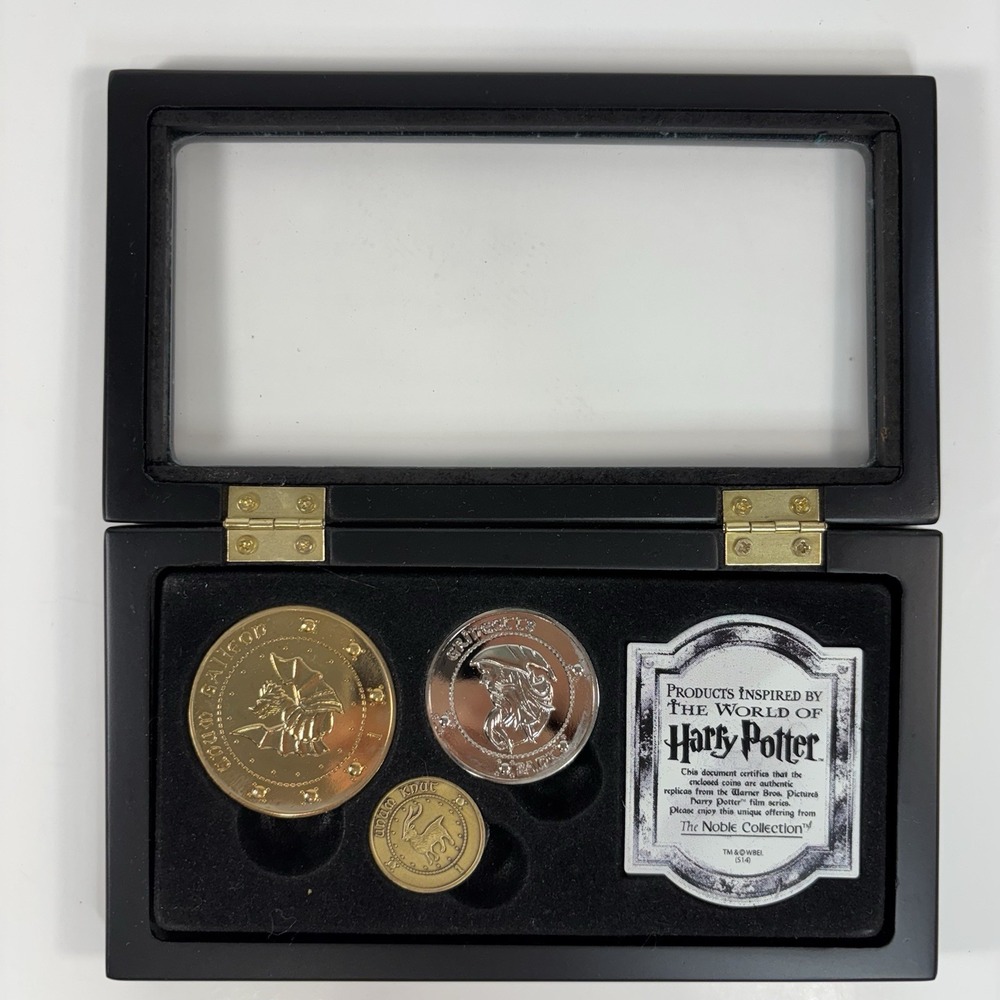 The Noble Collection The Gringotts Bank Coin Collection Harry Potter